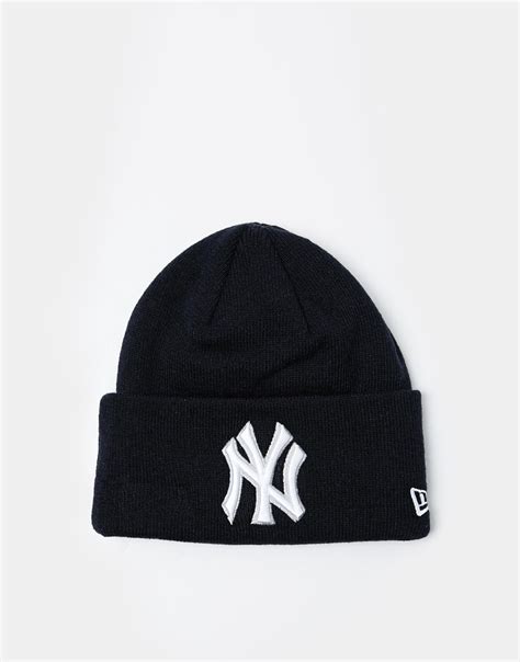New Era Ny Yankees Beanie Hat In Blue For Men Lyst