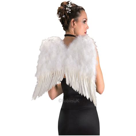 Rubies Fancy Dress Halloween Costume Accessories White Feather Angel