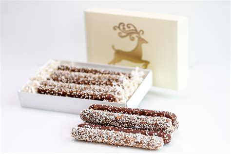 Reindeer Chocolate Pretzel T Box Posh Pretzels