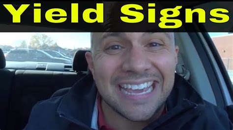 yield signs explained what to do driving lesson youtube