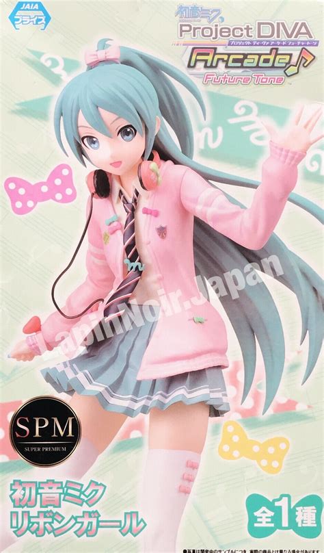 Hatsune Miku Figure Ribbon Girl Sega Ebay