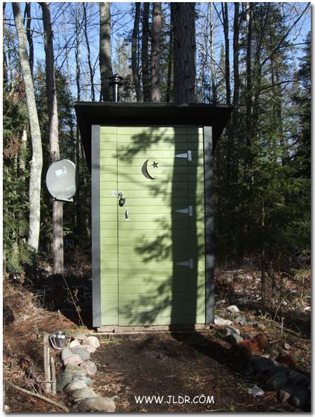 Pre Fab Outhouse Located In Michigan
