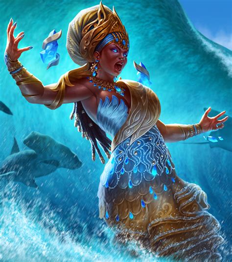 Mermaid Sea Goddess With Bird Of Paradise Flower African Etsy Artofit