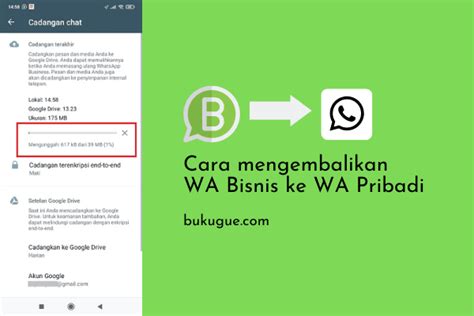 Cara Mengembalikan Akun Wa Bisnis Ke Wa Biasa