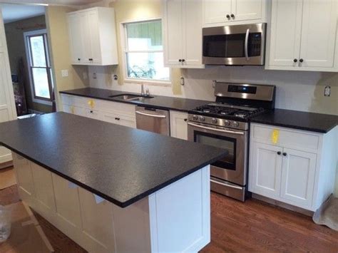 Black Pearl Leather By Art Granite Countertops Inc 1020 Lunt Ave Unit