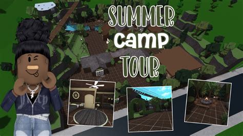 Tour Of My Summer Camp Bloxburg Youtube