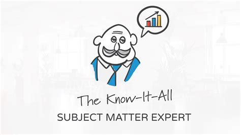 How To Deal With The 5 Types Of Of Subject Matter Experts The