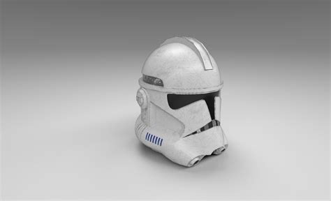 3d Model Phase 2 Clone Trooper Helmet Vr Ar Low Poly Cgtrader