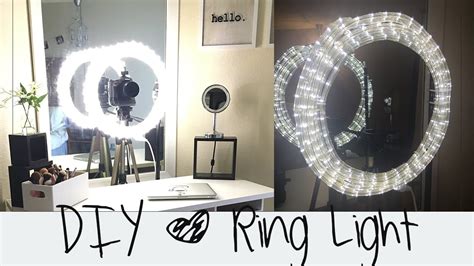 This lighting device is usually made from a single circular fluorescent bulb or several connected small led lights that form the shape of a circle. DIY Ring Light Tutorial || Diva Light || Do it yourself | Diy ring light, Diy makeup lighting ...