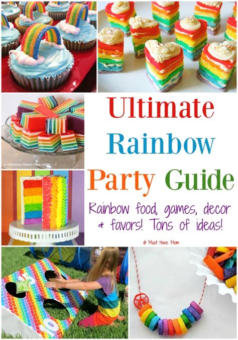 The Ultimate Guide To Throwing A Rainbow Party Rainbow Ideas Food