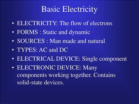 Ppt Basic Electricity Powerpoint Presentation Free Download Id296840