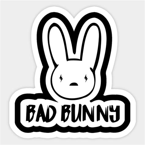 Bad Bunny Logo Decal
