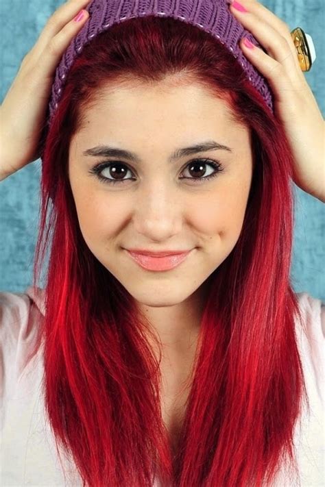 Heads Up Ariana Grande Red Hair Ariana Grande Hair Ariana Grande Tumblr