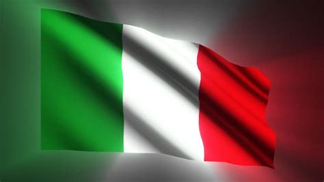 It differs from the french flag only by the left stripe that has green color, not blue. Flag Of Italy Waving Stock Footage Video 4927640 ...