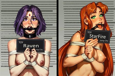Raven And Starfire Finally Arrested And Turne Bdsm Hentai