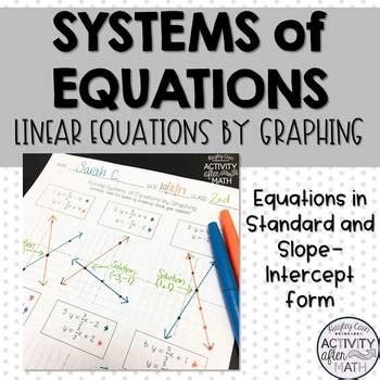 Worksheet by kuta software llc. Solving Systems of Equations by Graphing Practice ...
