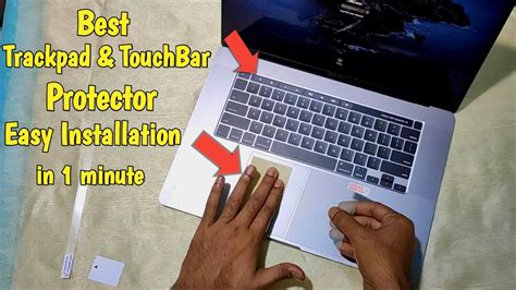 How To Easily Apply Trackpad Protector And Touchbar Protector On Laptop
