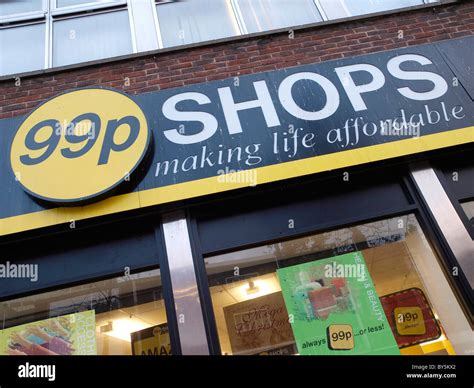 99p Shop In Lewisham London England Stock Photo Alamy