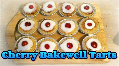 Cherry Bakewell Tarts Recipe Youtube