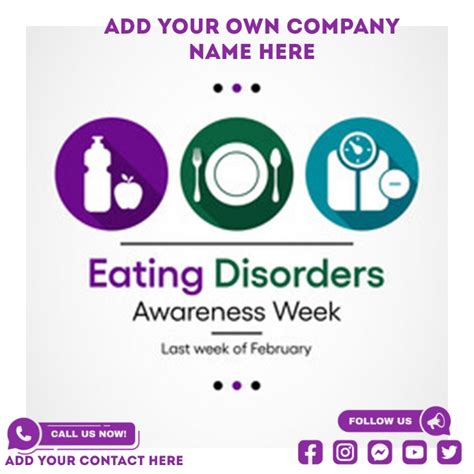 Copy Of Eating Disorder Awareness Week Postermywall