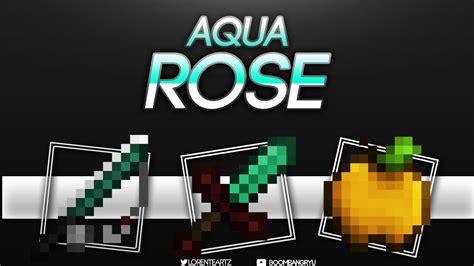 Minecraft Pvp Resource Pack Aqua Rose Uhckohi Youtube