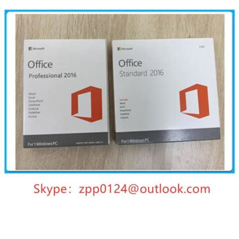 Microsoft Office 2016office 2016 Standard Edition Oem 3264 Dvd