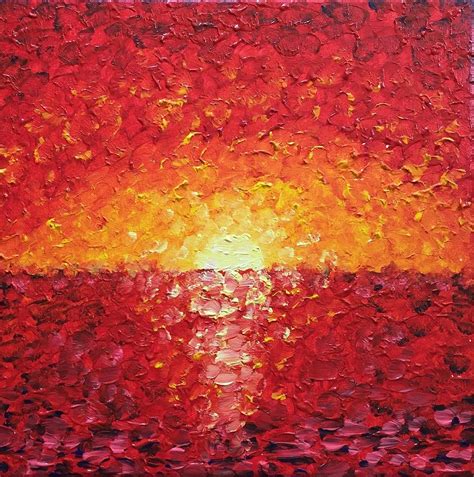 Impressionistic Sunset Painting By Kelly J Kreger Fine Art America