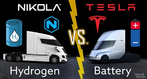 Head To Head Nikolas Hydrogen Fuel Cell Trucks Vs The Tesla Semi