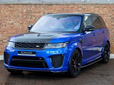 2018 Used Land Rover Range Rover Sport Svr Velocity Blue