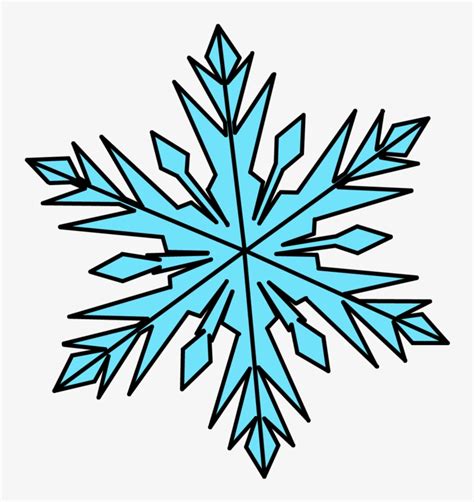 Elsa Snowflake Template Disney Frozen Snowflake Clipart Transparent
