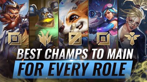 3 Best Champions To Main For Every Role In Season 10 League Of