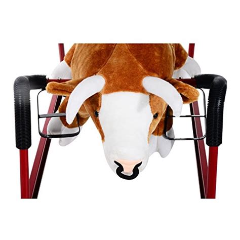 Qaba Kids Spring Rocking Horse Rodeo Bull Style With Realistic Sounds