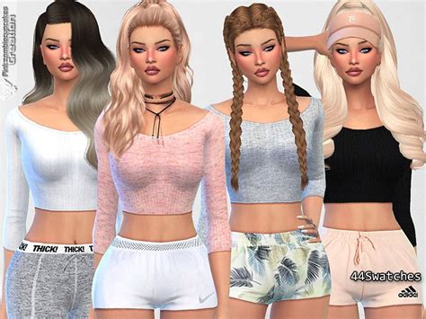 Cute Sporty Everyday Tops The Sims 4 Catalog Sims 4 Sims 4 Teen
