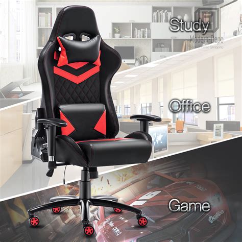 Since this is the first rgb chair we are reviewing, we look forward to connecting a power bank to its usb port to try. RGB Gaming Chair High-Back Ergonomic Swivel Office Desk ...