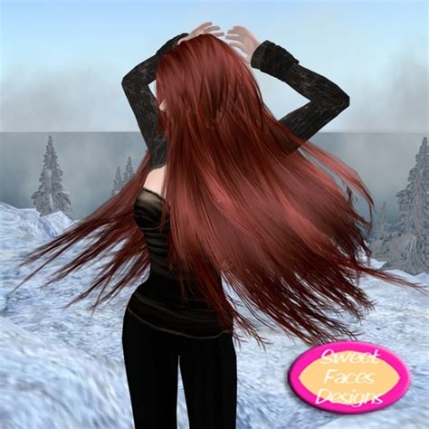 Second Life Marketplace Sale Sienna V1 R02 Long Red Hair Flowing