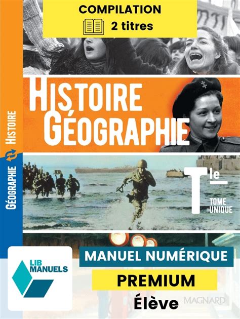 Édulib Histoire Géographie Tle Compilation Ed Num 2023 Lib