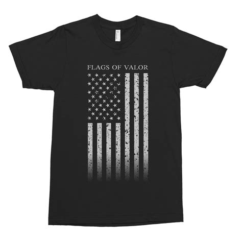 Black American Flag T Shirt Black And White American Flag Shirt Mens