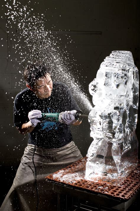 Fleeting Beauty: The Fine Art of Ice Sculpting - VUE magazine