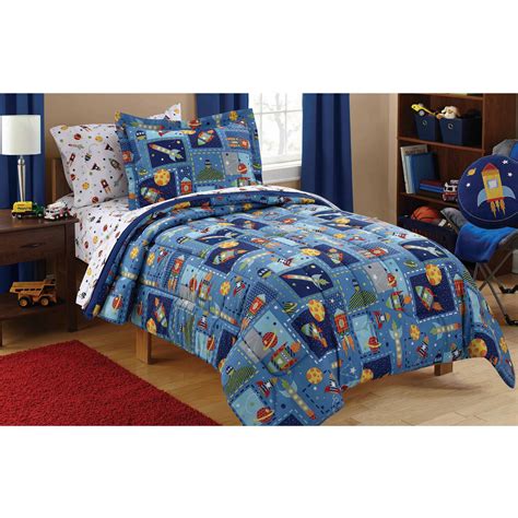 And since you're shopping online, you can choose from lots of bedding styles at a range of prices. Mainstays Kids Space Coordinated Bed in a Bag, 1 Each ...