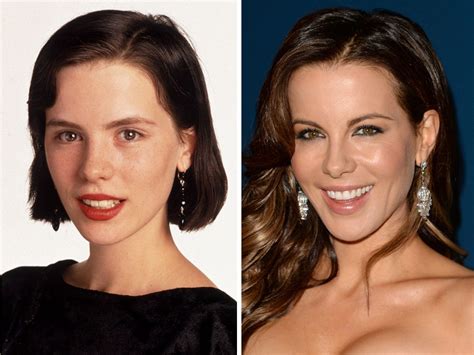 Kate Beckinsale In 1995 Left And 2013 Right Kate Beckinsale