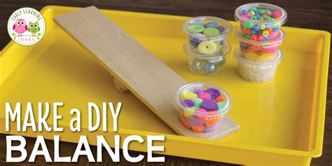 How To Make A Diy Balance Stem Activities For Preschoolers