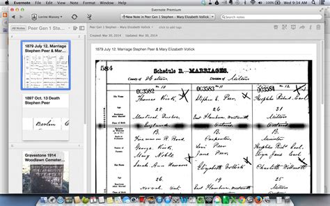 Olive Tree Genealogy Blog Using Evernote To Make Virtual Binders For