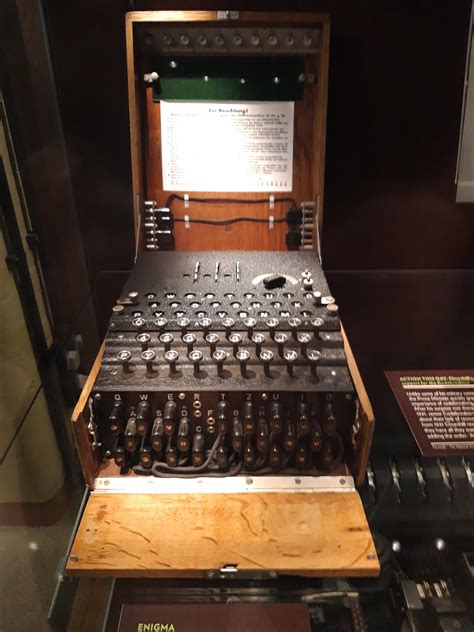An Enigma Machine At Bletchley Park Rww2