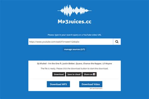 Mp3juice is a free music downloading site where you can either download songs directly or put in youtube links and covert them in mp3 form without getting a headache. MP3Juice.cc Free Download - How to Download Free Music ...