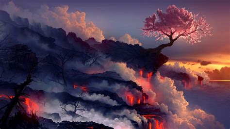 Free Download Anime Dark Landscape Wallpaper Desktop Background At Cool