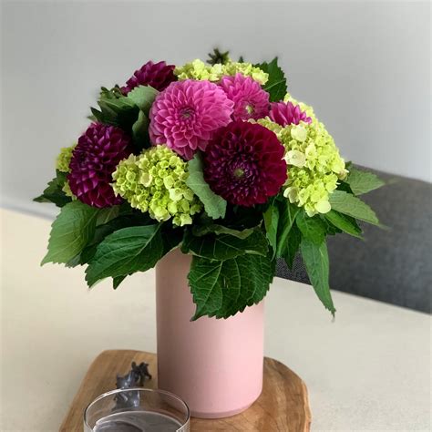 We are a family owned and operated floral shop and greenhouse. Dahlia Minimalist | Floral Delivery Madison WI | Red ...