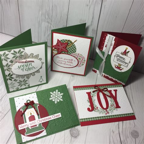 Christmas Card Swaps From Stampin Up Onstage Stamped Sophisticates