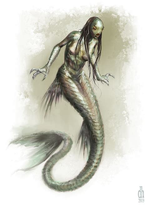Artstation Swamp Siren Damon Hellandbrand Sea Creatures Art Alien
