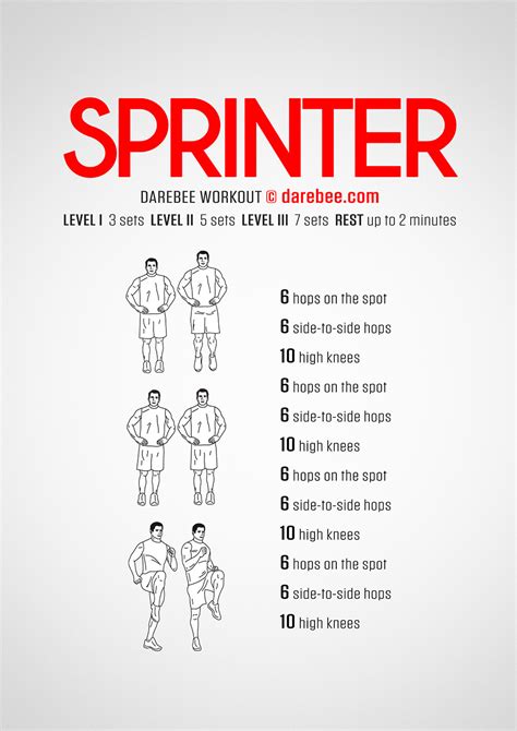 Leg Exercises For Sprinters Tutorial Pics
