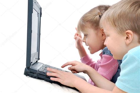 Children Playing Computer Games Stock Photo By ©cherry Merry 1345323